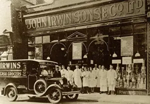 Merseyside: John Irwin grocers, Pensby Road, Heswall, Merseyside