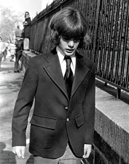Georgetown: John-John Kennedy in school uniform, Georgetown