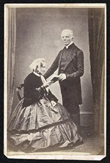 Keble: JOHN KEBLE/WIFE/CDV
