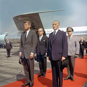 Chancellors: John Kennedy - Konrad Adenauer - U.S. Presidents - politics
