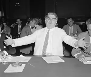 Lcgr1305: John L. Lewis gesturing as he speaks. Ca. 1938-39