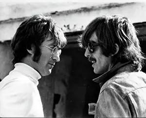 Engage: John Lennon and George Harrison of The Beatles