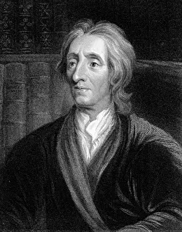 Empiricism: John Locke (1632-1704) English philosopher. Engraving