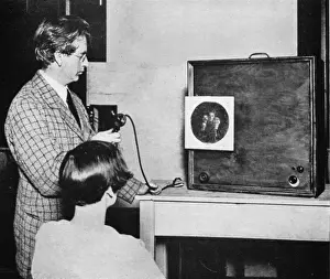 Transmitter: John Logie Baird (1888-1946) Scottish electrical