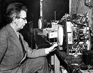 Logie: John Logie Baird experimenting at home