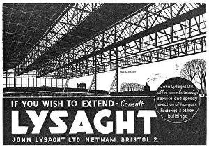 Lysaght: John Lysaght Ltd Aircraft Hangars
