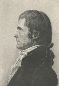 Federalist: JOHN MARSHALL, engraving after early 19th
