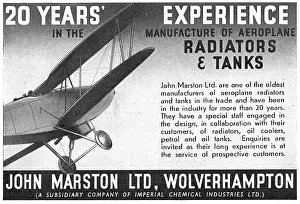Radiators: John Marston Ltd - Aircraft Radiators