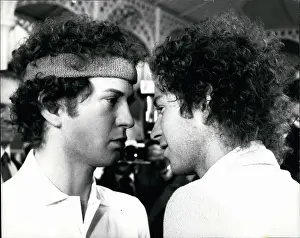Waxwork: John McEnroe, American tennis player, and waxwork model