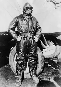 Heights: John McReady in a flight suit, 1925