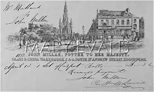 Receipts: JOHN MILLAR BILL 1852