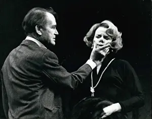 Rehearsals: John Mills, Jill Bennett, Separate Tables, rehearsal, London