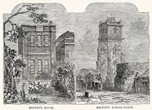 Cripplegate: John Milton's House and Burial Place