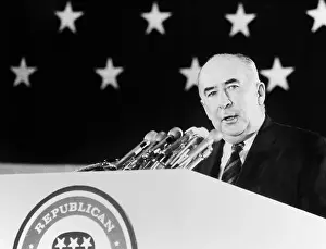Creep: John Mitchell delivers a speech at the GOP Leadership