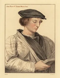 Dessin: John More, aged 19, son of Sir Thomas More