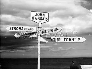 Caithness: JOHN O GROATS SIGN