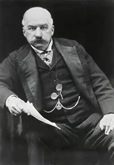 Corporations: John Pierpont Morgan, in 1908 studio portrait