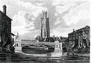1816: John Rennie's first cast iron bridge at Boston, Lincolnshire