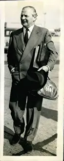 Brava: John Selwyn Lloyd, Foreign Secretary, returns to London