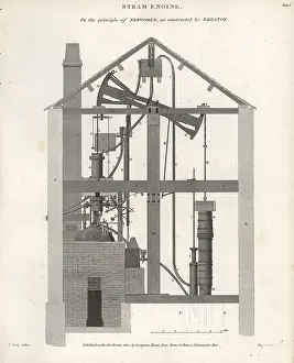 Newcomen: John Smeaton's steam engine, 19th century