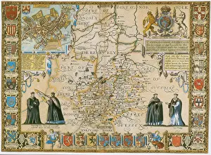 John Speed, Cambridge Map, 1611