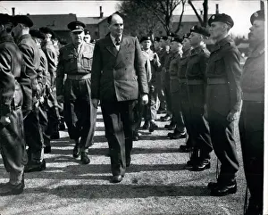 Strachey: John Strachey, Secretary of War, Whittington Barracks