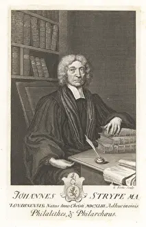 Original Plate: John Strype, English historian and biographer, 1643-1737