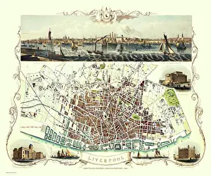 Tallis: John Tallis map of Liverpool, England