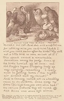 John Tenniel, Alice and the Birds