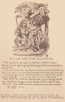 Matsys: John Tenniel, Alice and the Duchess