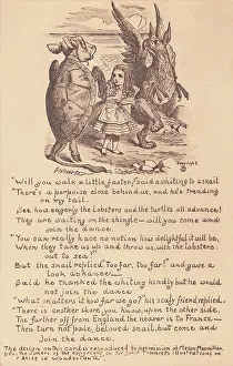 Gryphon: John Tenniel, Alice, Mock Turtle and Gryphon