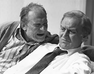 Frowning: John Thaw, English actor of stage and screen