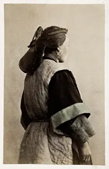 Carte: John Thomson carte de visite China: Foochow, Fuzhou woman