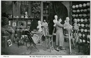 Waxwork: John Tussaud in his studio 1905