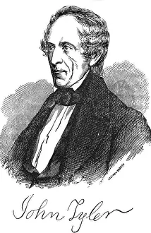 Xylography: John Tyler