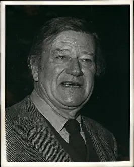 Doubts: John Wayne at debate, Harvard, Cambridge, Mass, USA