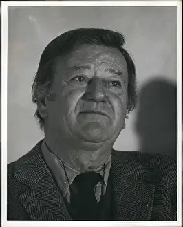 Doubts: John Wayne at debate, Harvard, Cambridge, Mass, USA