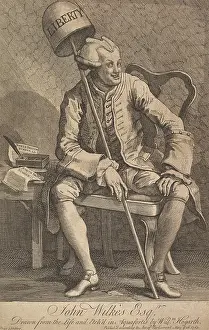 Lcgr1907: John Wilkes, is depicted with a demonic-looking