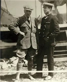 John William Alcock 1892-1919 (left)