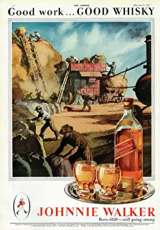 Whisky: Johnnie Walker advertisement, 1943