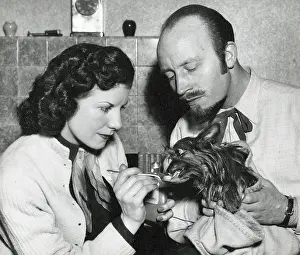 Minnie: Johnny Denis and Netta Rogers, miniature Yorkshire Terrier