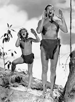 Thiele: Johnny Sheffield and Johnny Weissmueller in Tarzan, 1943
