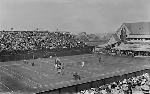 Lcgr1512: Bill Johnston and Norris Williams play at the U.S