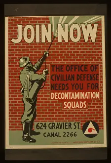 Spraying: Join now The office of civilian defense needs you for decont