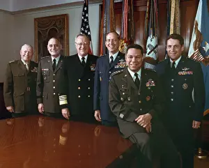 Trost: The Joint Chiefs of Staff gather for an ?