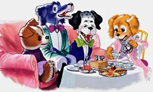 Settee: The Jolly Dogs