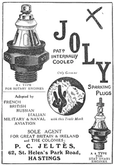 Joly: Joly Aero Engine Spark Plugs. P.C.Jeltes