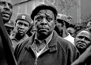 Seopedi: Jonas Gwangwa during the SAMRO march