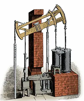 1781: Jonathan Hornblower, Compound Engine, 1781
