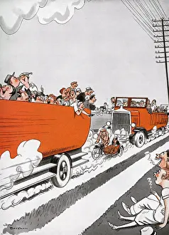 Charabancs: The Joneses Holiday Beano by H. M. Bateman